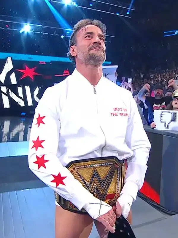 Cm Punk Best In The World White Jacket