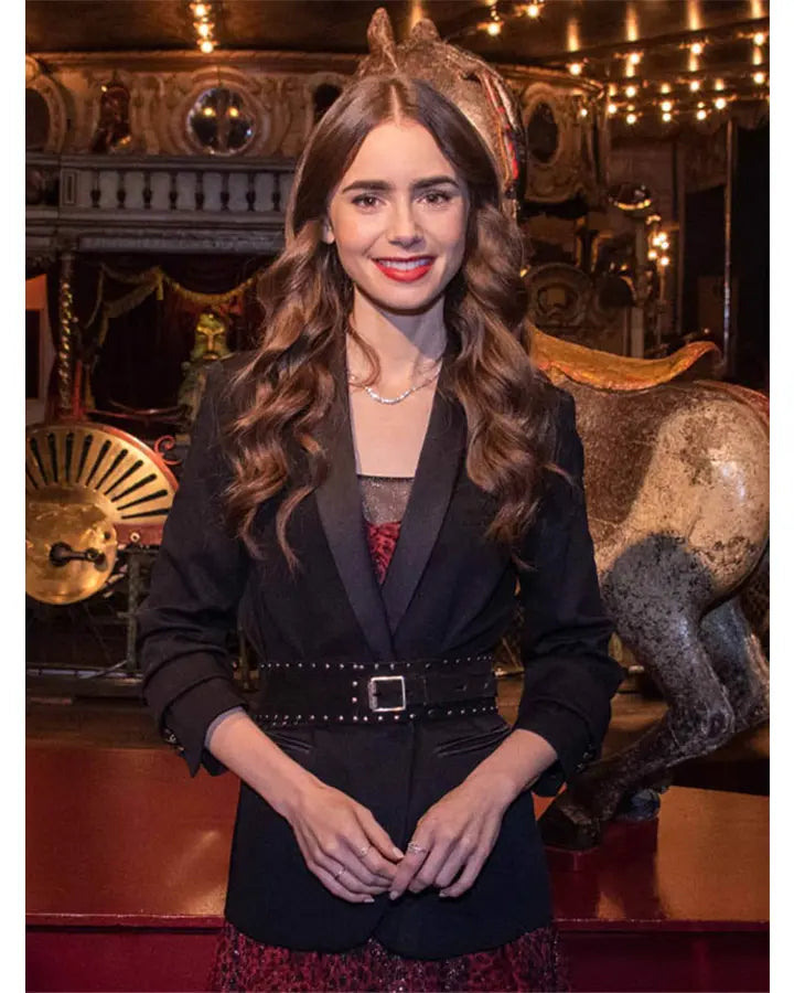 Emily Cooper Emily In Paris S02 Black Blazer