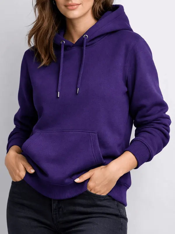 Lennie Cassin Women's Dark Purple Pullover Hoodie