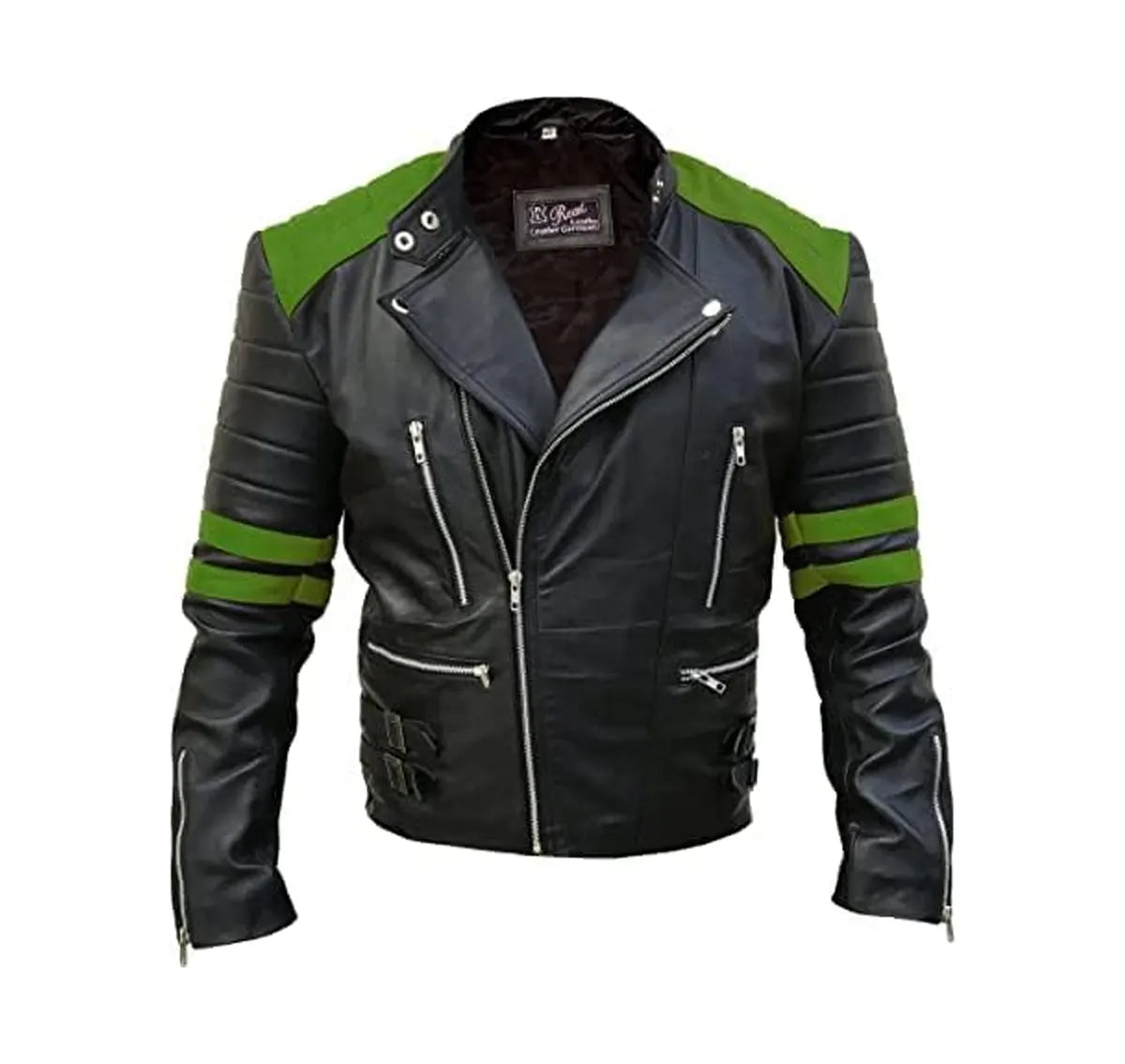 Men's Asymmetrical Zipper Brando Biker Jacket