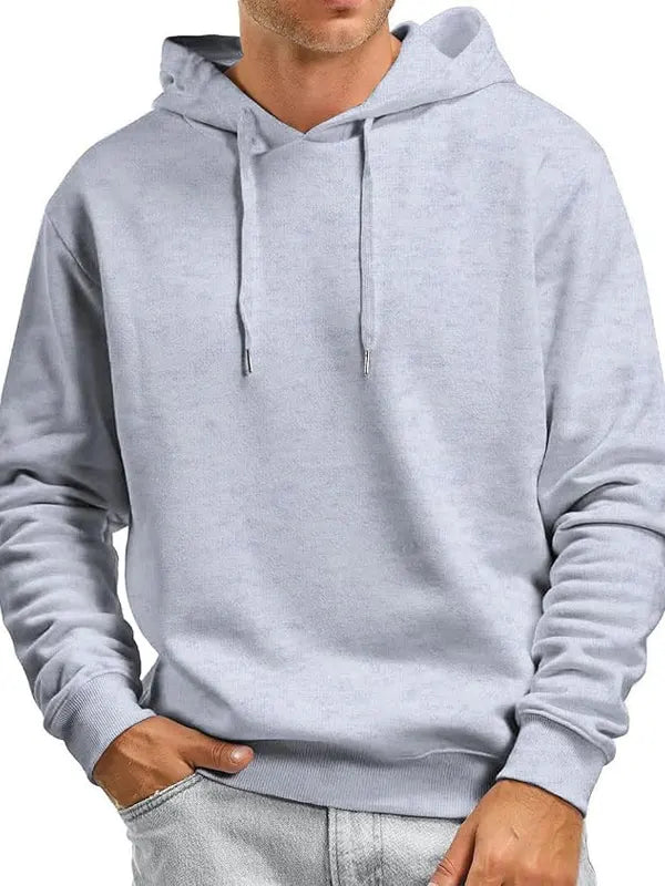 Scotty Ernser Mens Casual Grey Pullover Hoodie