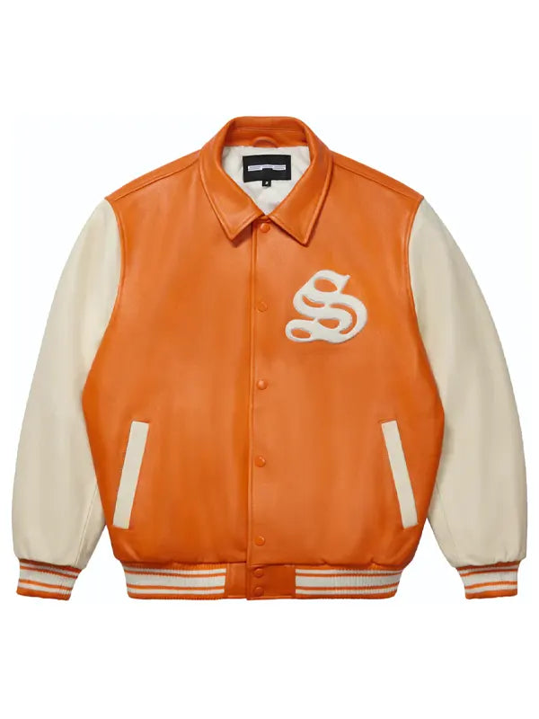 Sp5der Leather Jacket