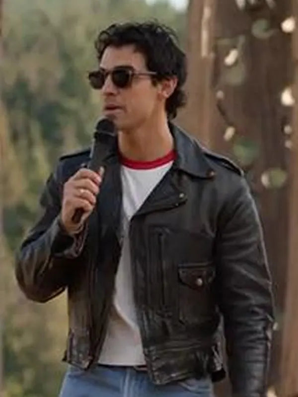 Shane Gray Camp Rock 3 Hercules (50s) Black Biker Jacket
