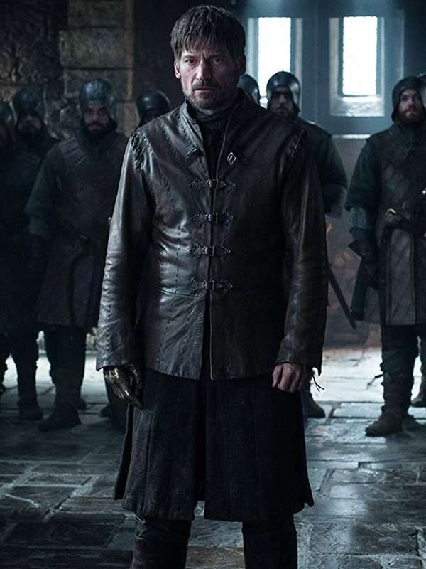 Jaime Lannister Game of Thrones Black Leather Jacket