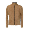 James Bond Suede Leather Jacket, Brown Zing Apparel