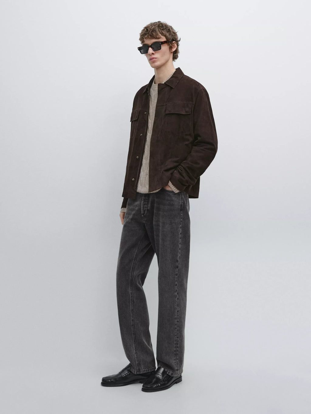 Massimo Dutti Suede Jacket