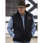 Men's Yellow Stone John Dutton Vest Zing Apparel