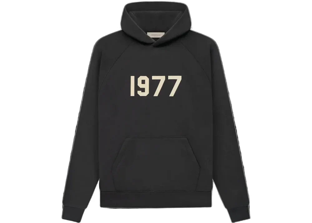 1977 Essentials Hoodie Black