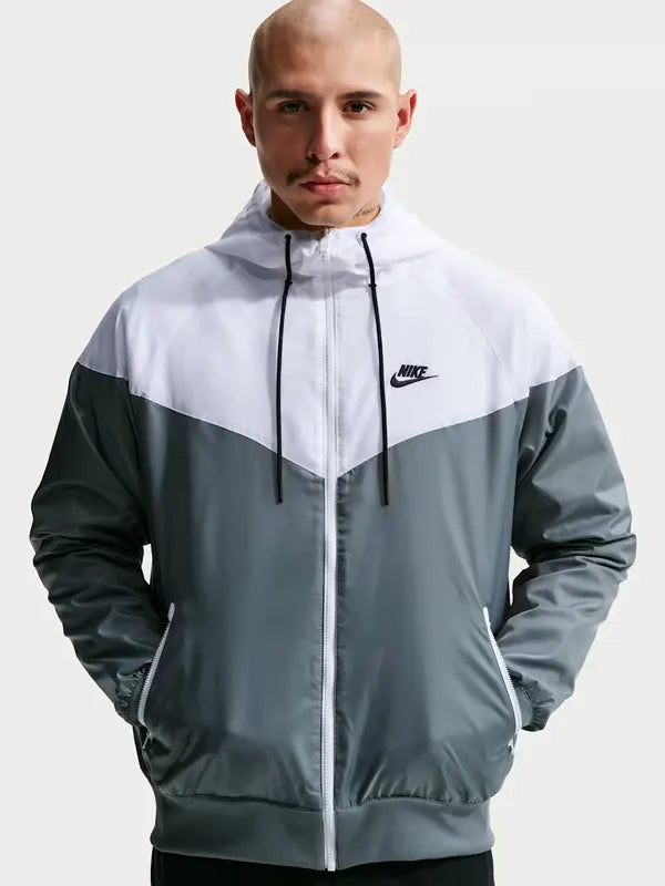 Nike Sportswear Windrunner Men's Hooded Jacket Black White