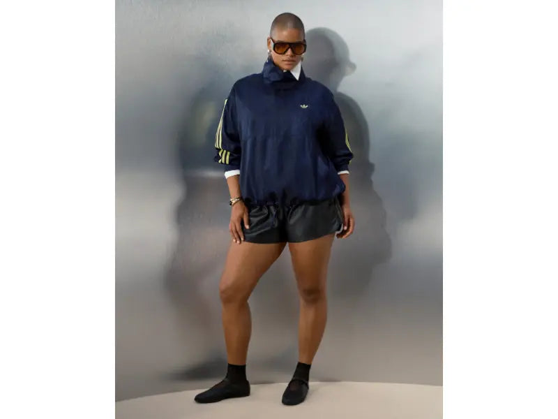 Adidas x ASOS Funnel Neck Blue Shirt