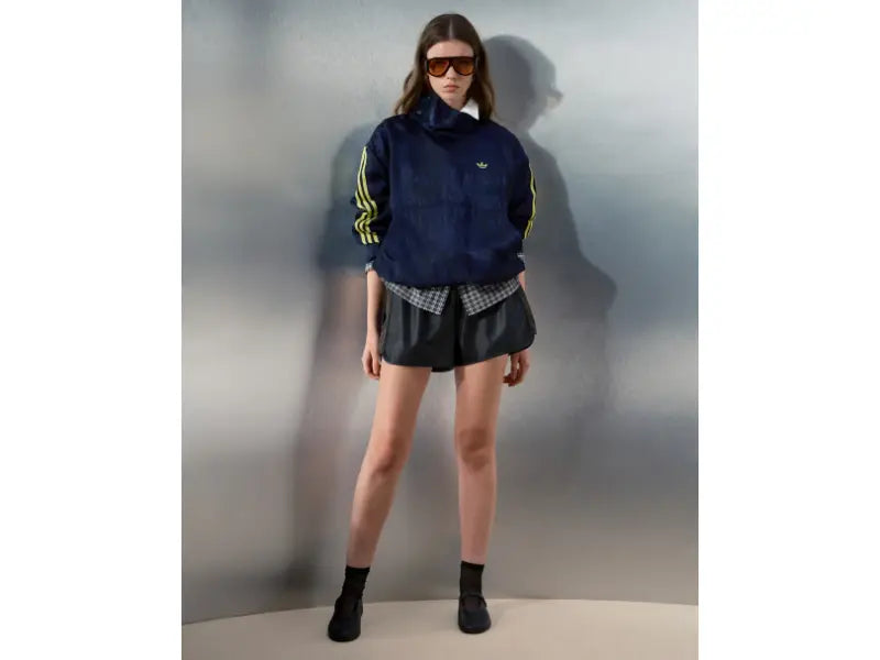 Adidas x ASOS Funnel Neck Blue Shirt