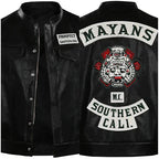 Angel Reyes Mayans M.C Leather Vest The Trendy Jacket