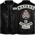 Angel Reyes Mayans M.C Leather Vest The Trendy Jacket
