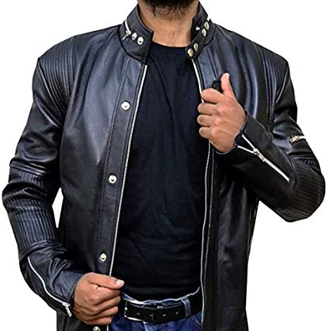 Black Coat Movie Celebrity Costume Full Sleeves Zing Apparel