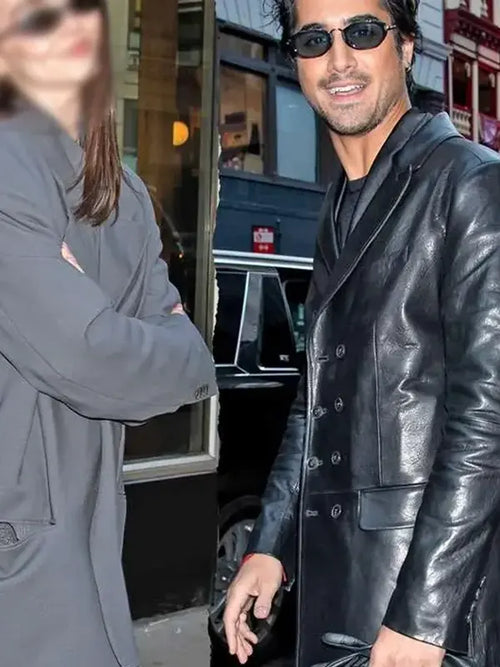 56 Days 2026 Avan Jogia Leather Coat
