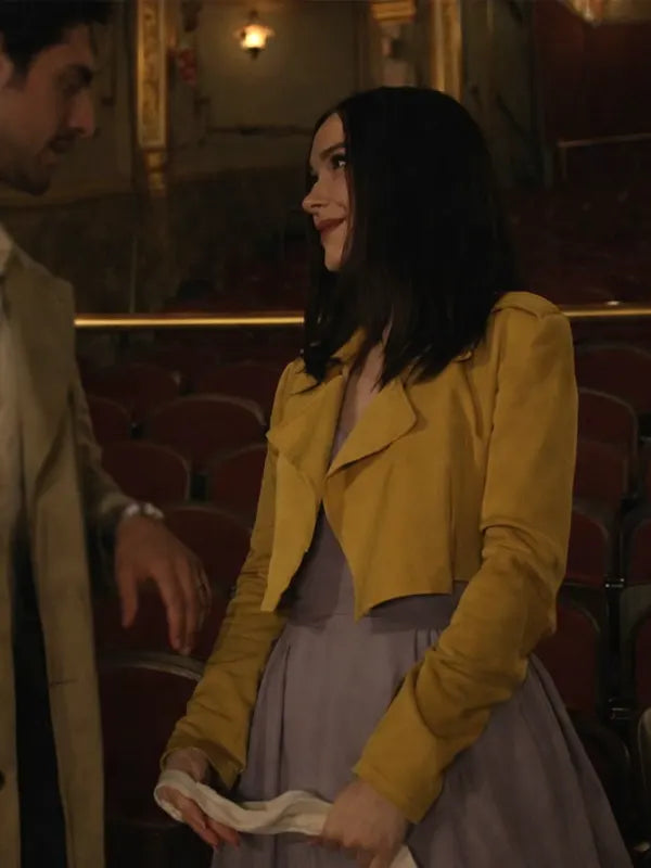 56 Days 2026 Dove Cameron Yellow  New Jacket
