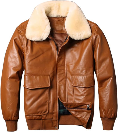 Bomber Pilot Air Force Genuine Leather Jacket Zing Apparel