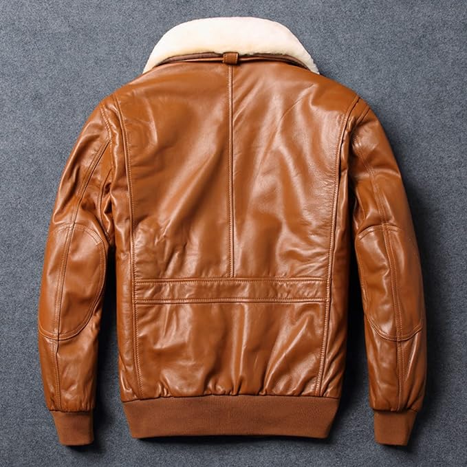 Bomber Pilot Air Force Genuine Leather Jacket Zing Apparel