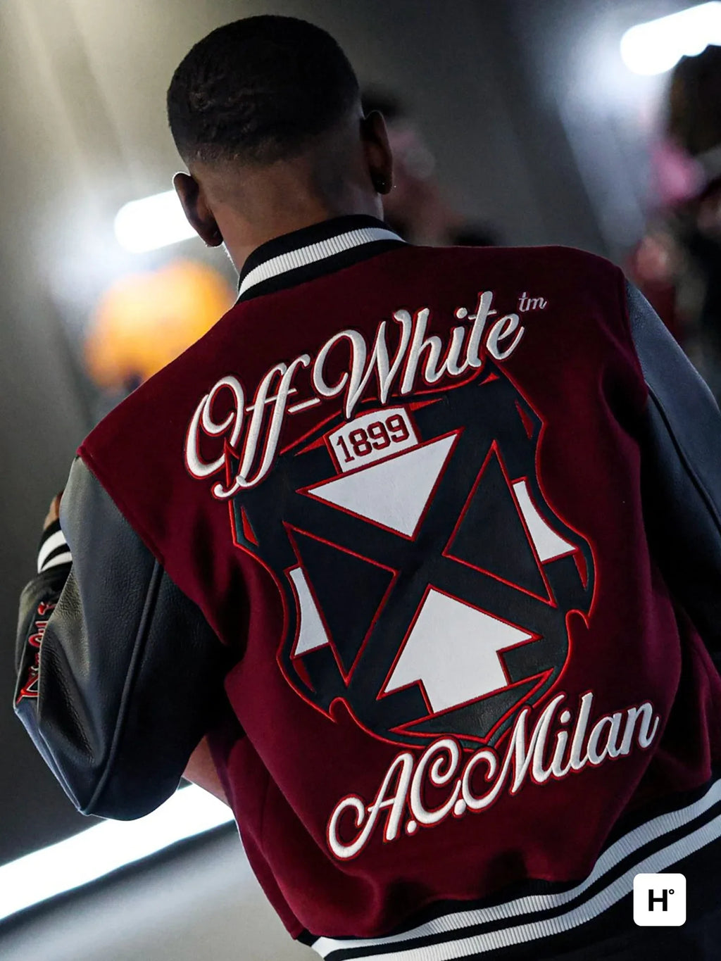 AC-MILAN-X-Off-White-Bordeaux-Varsity-Jacket-Back