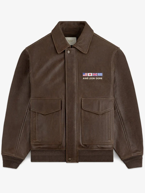 ALD World’s Borough Leather Flight Jacket