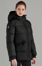 Adena-Womens-Lightweight-Puffer-Jacket-Black
