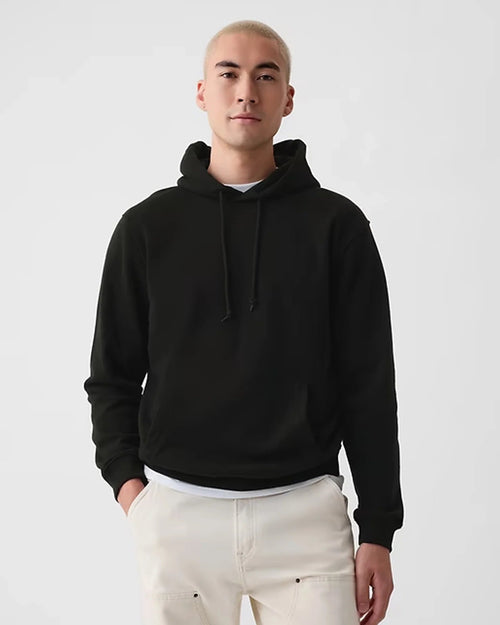 Adult-Vintage-Soft-Relaxed-Black-Hoodie