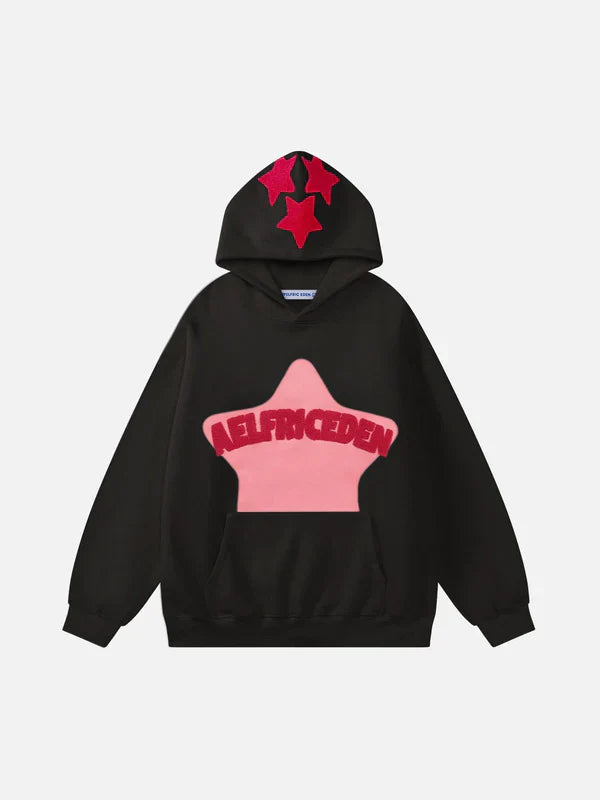 Aelfric Eden Vintage Embroidery Star Hoodie Sale