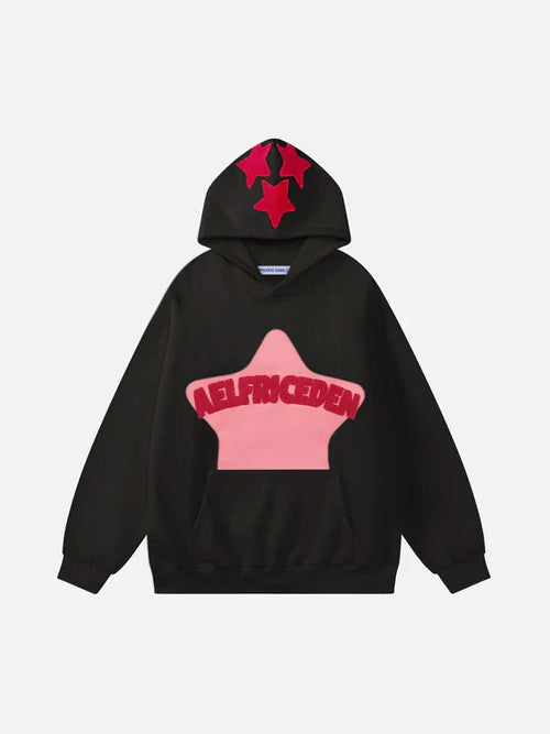 Aelfric Eden Vintage Embroidery Star Hoodie Sale