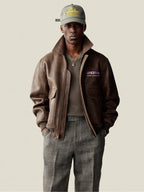 ALD World’s Borough Leather Flight Jacket