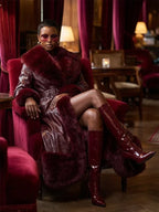 Akira-vivian-fur-trim-trench-in-burgundy