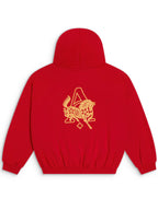 Alchemai-Year-of-Horse-Fleece-Hoodie-In-Red