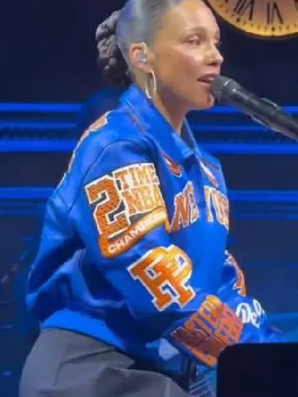 Alicia Keys Knicks Jacket