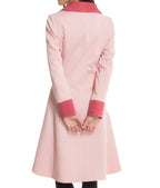 Harry Potter Queenie Goldstein Pink Wool Coat
