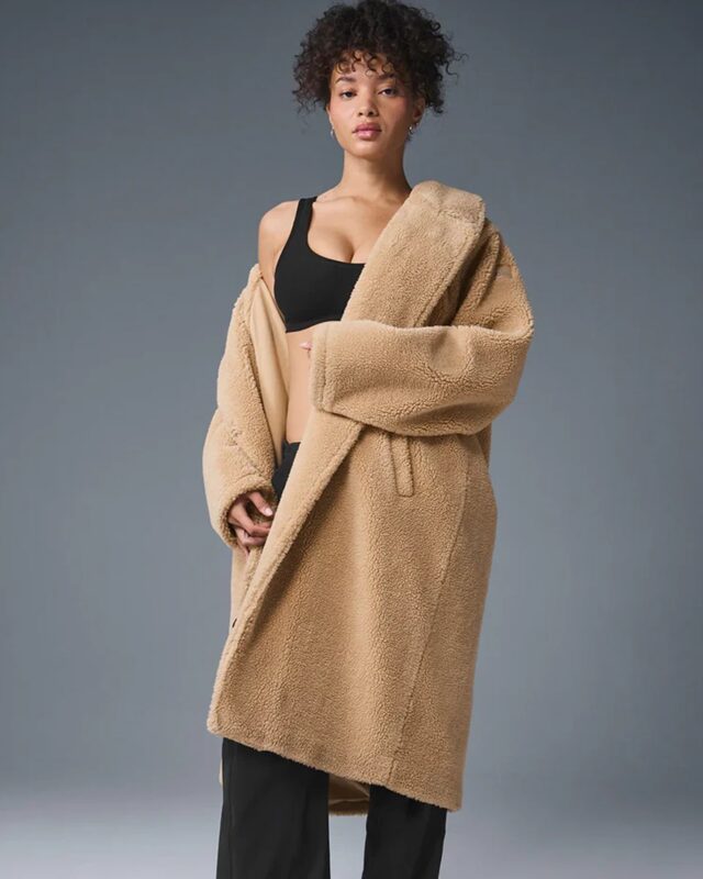 Alo Oversized Sherpa Trench Coat