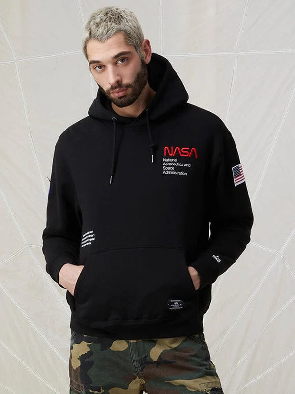 Alpha-Industries-Nasa-Worm-Logo-Hoodie-Black