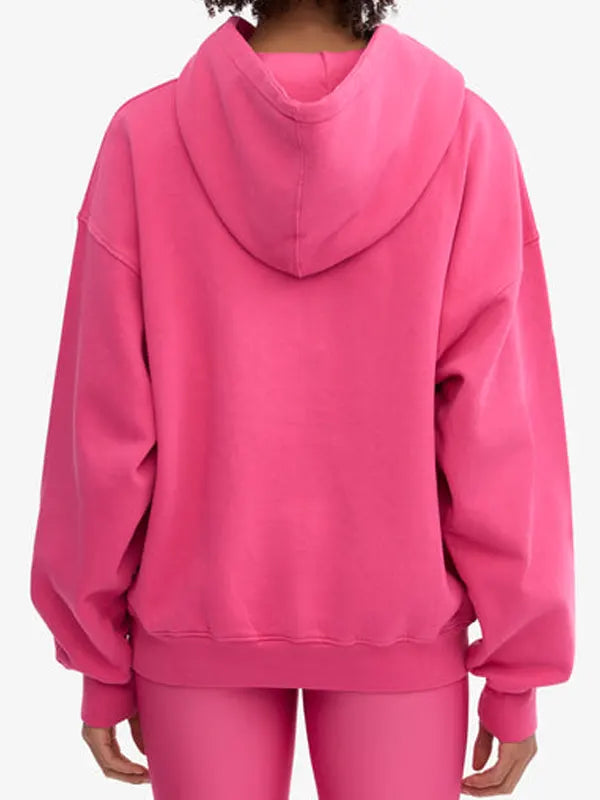 Amelia Women's Dark Pink Oversize Hoodie