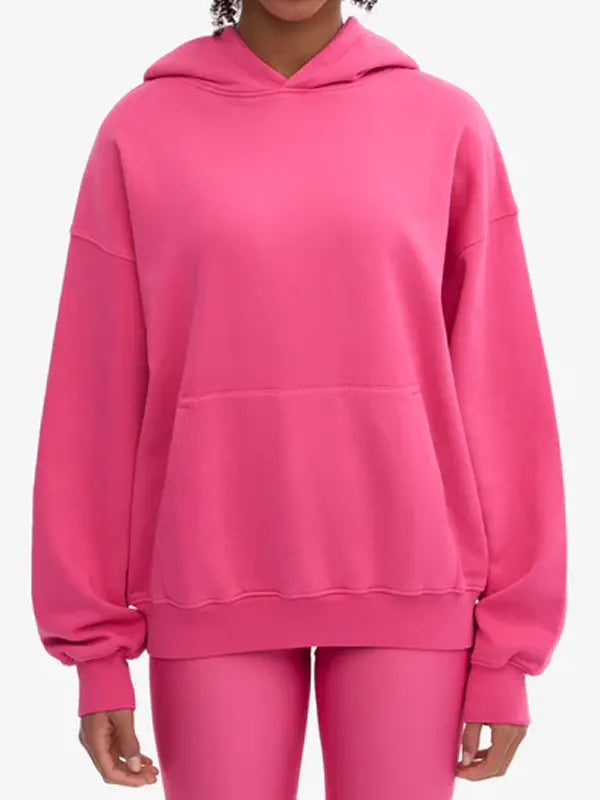 Amelia Women's Dark Pink Oversize Hoodie