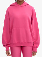 Amelia Women's Dark Pink Oversize Hoodie