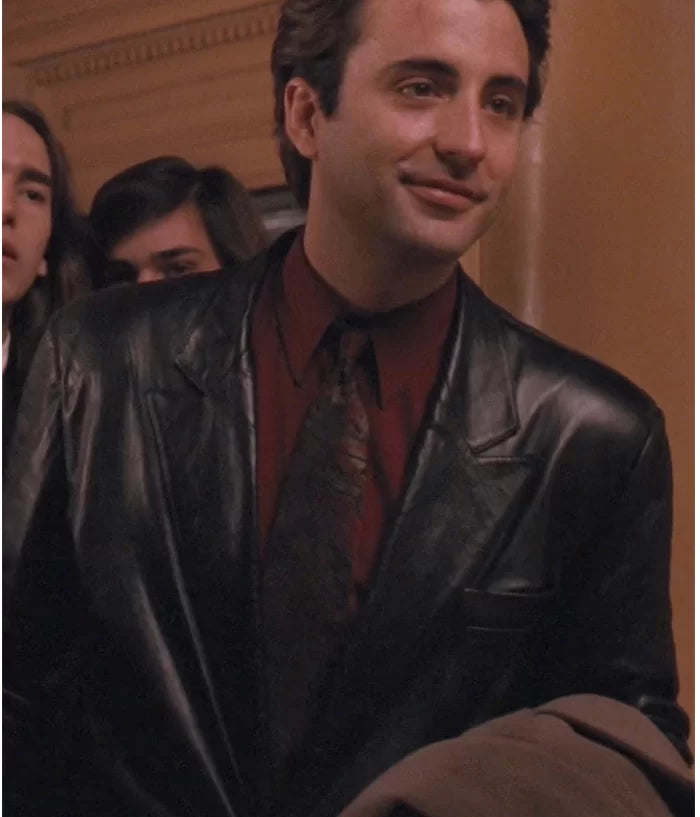 

 The Godfather  Andy Garcia Black Leather Coat
