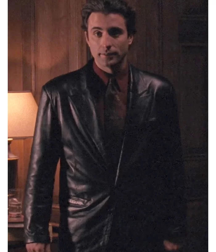 

 The Godfather  Andy Garcia Black Leather Coat
