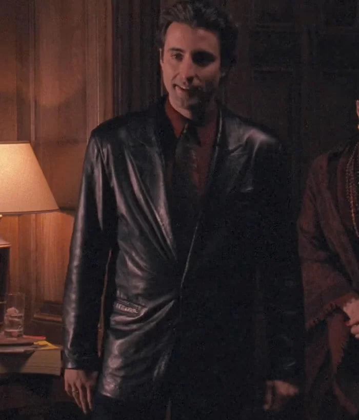 

 The Godfather  Andy Garcia Black Leather Coat
