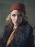 eaky Blinders Season 5 Anya Tay­lorJoy Fur Collar Coat
