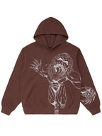 Aot Jaw Line Hoodie (Brown)