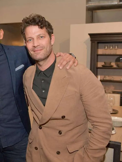 Avengers Endgame Nate Berkus Brown Blazer