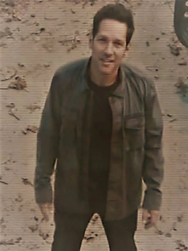 Avengers Endgame Paul Rudd Grey Jacket