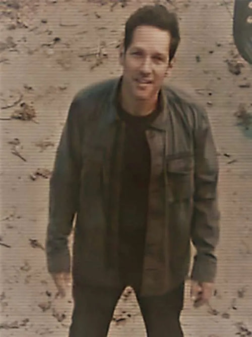 Avengers Endgame Paul Rudd Grey Jacket