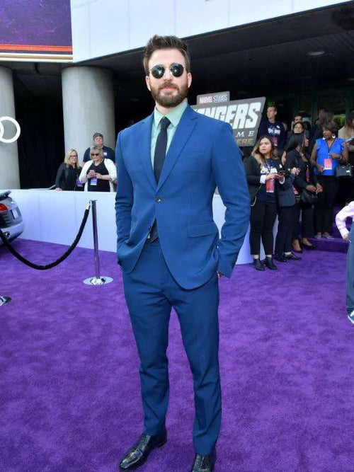 Avengers Endgame  Chris Evans Blue Suit