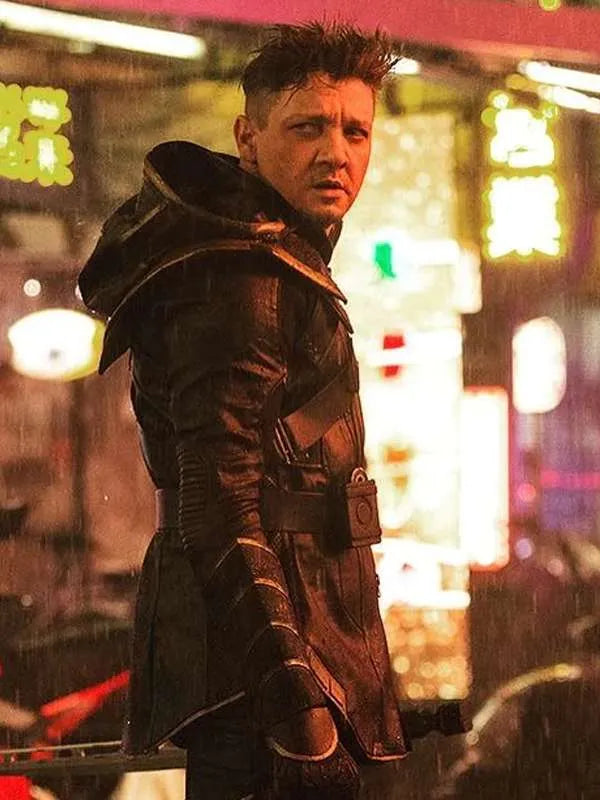 
Jeremy Renner Avengers Endgame Black Leather Jacket
