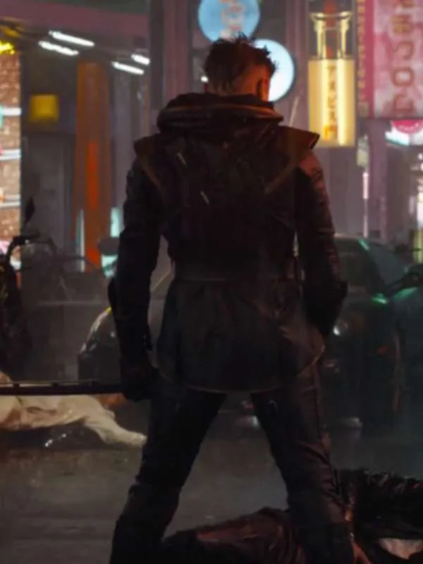 
Jeremy Renner Avengers Endgame Black Leather Jacket
