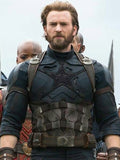 Chris Evans Avengers Infinity War Leather Jacket
